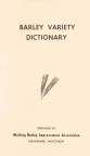 Barley variety dictionary.